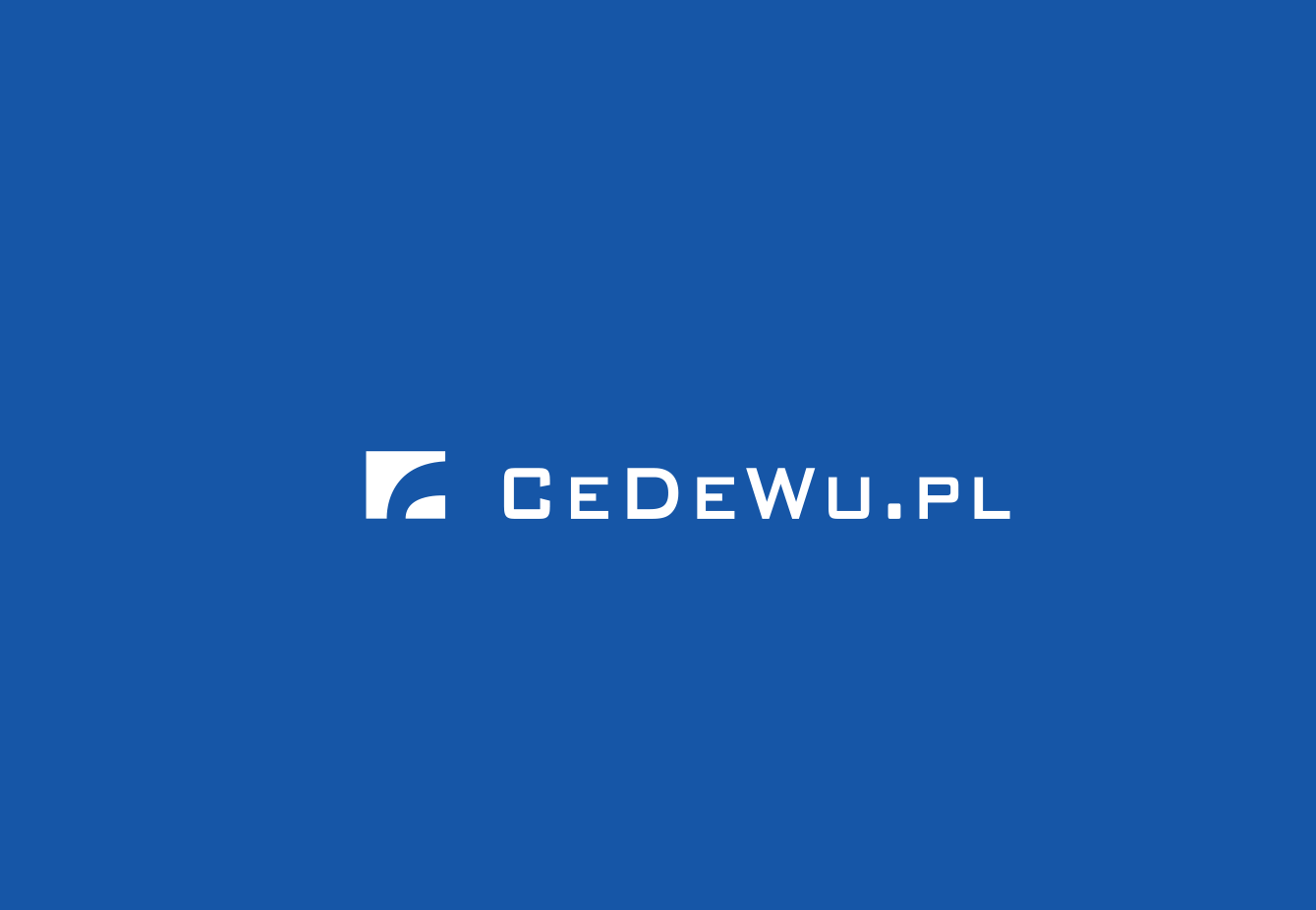 2023 Cedewu LOGO EPS na niebieskim kwadracie